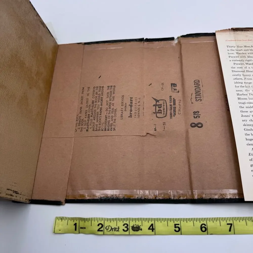 From Here to Eternity:  James Jones, 1951 Scribner's Book Club Edition Movie